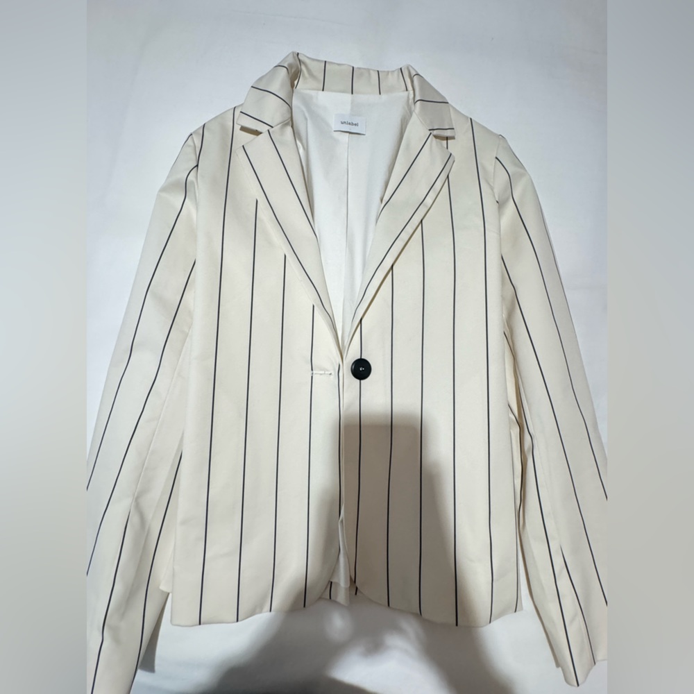 UNLABEL GIRLS striped blazer